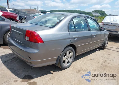 2005 Honda Civic Ex from USA, damaged, VIN 2HGES26885H523778